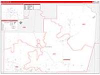 Glades, Fl Carrier Route Wall Map