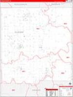 Gladwin, Mi Carrier Route Wall Map