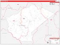 Glascock, Ga Carrier Route Wall Map