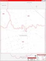 Glasscock, Tx Carrier Route Wall Map