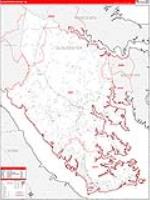 Gloucester, Va Carrier Route Wall Map