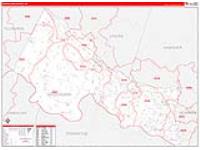 Goochland, Va Carrier Route Wall Map