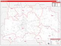 Gordon, Ga Carrier Route Wall Map