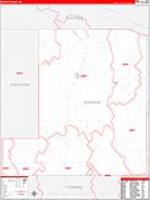 Gosper, Ne Carrier Route Wall Map