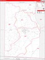 Grady, Ga Carrier Route Wall Map
