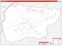 Graham, Nc Carrier Route Wall Map
