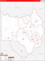 Grand, Co Carrier Route Wall Map