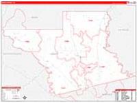 Grant Parish (), La Carrier Route Wall Map
