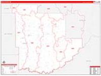 Grant, Nd Carrier Route Wall Map