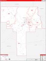 Grant, Nm Carrier Route Wall Map