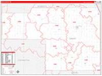 Grant, Sd Carrier Route Wall Map