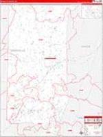 Granville, Nc Carrier Route Wall Map