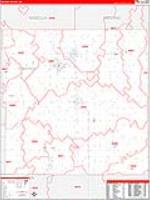 Gratiot, Mi Carrier Route Wall Map