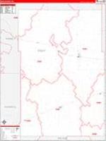 Gray, Ks Carrier Route Wall Map