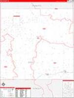 Gray, Tx Carrier Route Wall Map