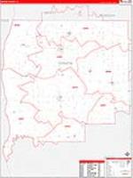 Greene, Il Carrier Route Wall Map