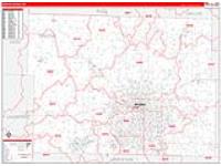 Greene, Mo Carrier Route Wall Map