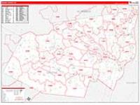 Greene, Ny Carrier Route Wall Map