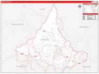 Greene, Va Carrier Route Wall Map