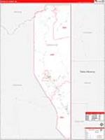 Greenlee, Az Carrier Route Wall Map