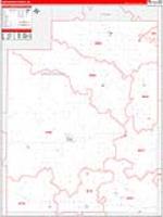 Greenwood, Ks Carrier Route Wall Map