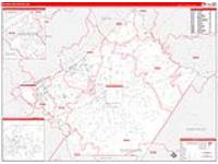 Guadalupe, Tx Carrier Route Wall Map