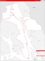 Haines Borough (), Ak Wall Map