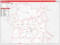 Halifax, Va Carrier Route Wall Map