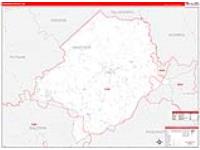 Hancock, Ga Carrier Route Wall Map