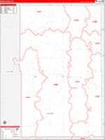 Hand, Sd Carrier Route Wall Map