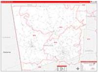 Haralson, Ga Carrier Route Wall Map
