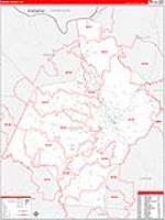 Hardin, Ky Carrier Route Wall Map
