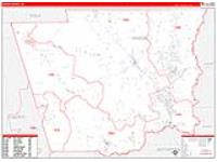 Hardin, Tx Carrier Route Wall Map