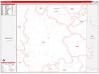 Harding, Sd Carrier Route Wall Map