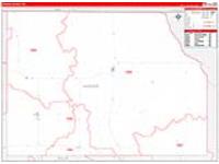 Harper, Ok Carrier Route Wall Map