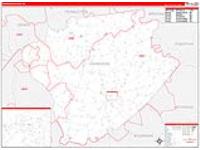 Harrison, Ky Carrier Route Wall Map