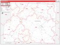 Harrison, Oh Carrier Route Wall Map