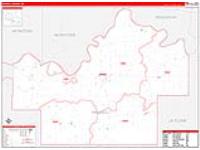 Haskell, Ok Carrier Route Wall Map