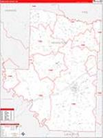 Hempstead, Ar Carrier Route Wall Map