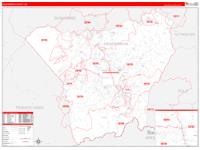 Henderson County, NC Zip Code Wall Map Basic Style by MarketMAPS - MapSales Henderson County, NC Zip Code Wall Map Basic Style by MarketMAPS - MapSales