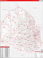 Hennepin, Mn Carrier Route Wall Map