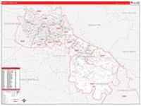 Henrico, Va Carrier Route Wall Map