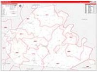 Henry, Ky Carrier Route Wall Map