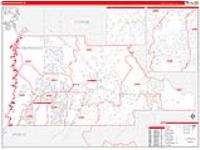 Hernando, Fl Carrier Route Wall Map