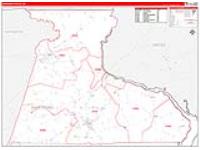Hertford, Nc Carrier Route Wall Map
