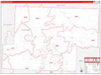 Hickory, Mo Carrier Route Wall Map