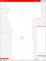 Hinsdale, Co Wall Map Zip Code