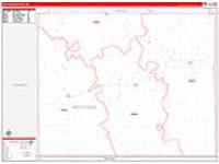 Hitchcock, Ne Carrier Route Wall Map