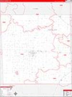 Hockley, Tx Carrier Route Wall Map