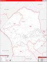Hoke, Nc Carrier Route Wall Map